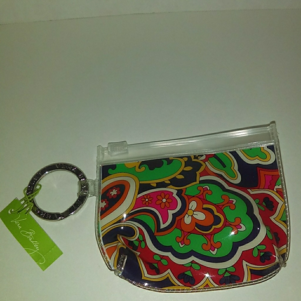Vera Bradley Zippidy Key chain Venetian Paisley